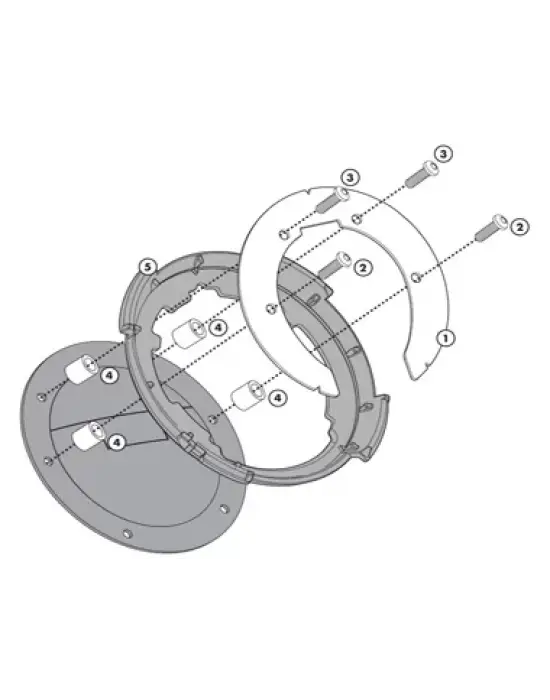 GIVI BF10 DEPOÜSTÜ ÇANTA APARATI (SUZUKI)