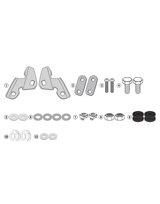 GIVI D1163KIT HONDA PCX 125 (18-20) RÜZGAR SİPERLİK BAĞLANTISI