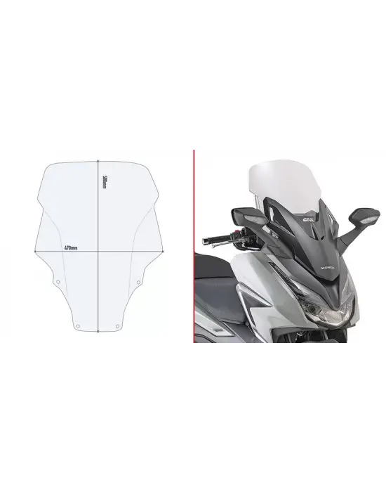 GIVI D1187ST HONDA FORZA 250 (21-25) RÜZGAR SİPERLİK
