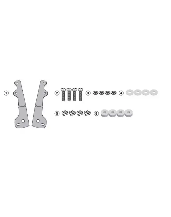 GIVI D5129KIT BMW F750 GS (18-23) - F800 GS (24-25) RÜZGAR SİPERLİK BAĞLANTISI