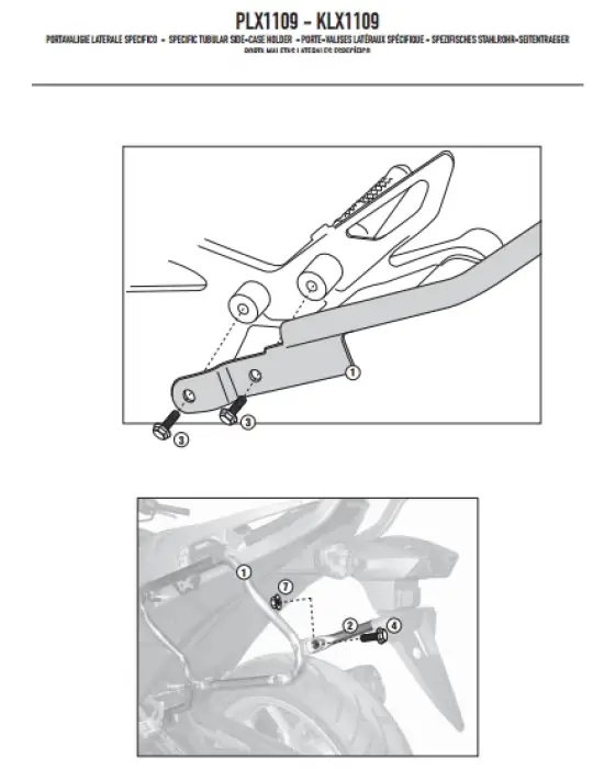 GIVI PLX1109 HONDA INTEGRA 700 (12-13) YAN ÇANTA TAŞIYICI