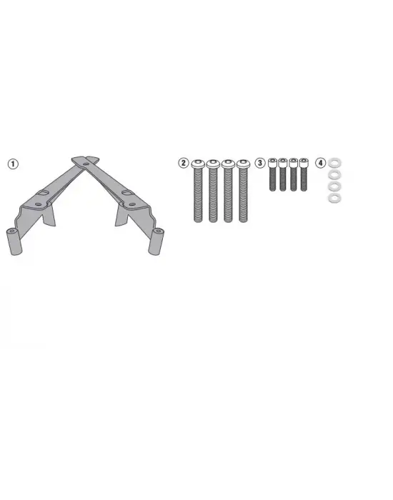 GIVI SR1190 HONDA PCX 125 (10-25) - PCX 150 (18) ARKA ÇANTA TAŞIYICI