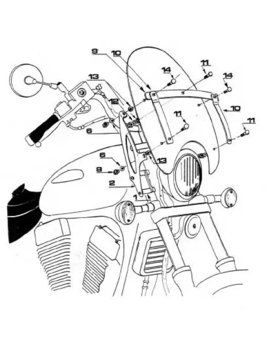 KAPPA AS100A2K UNIVERSAL RÜZGAR SİPERLİK BAĞLANTISI