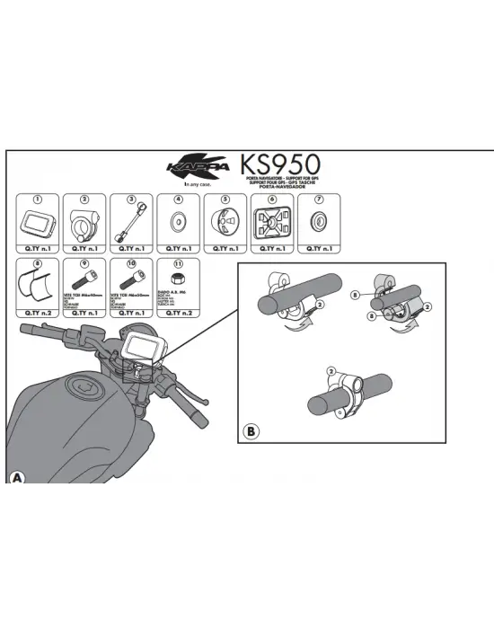KAPPA KS950 GPS ÇANTASI