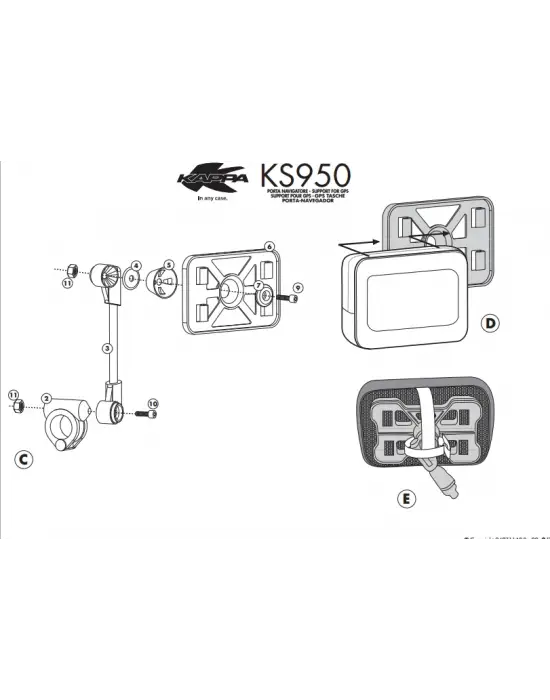 KAPPA KS950 GPS ÇANTASI