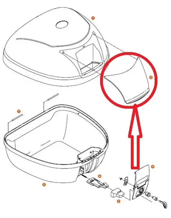 KAPPA Z3761R ÇANTA REFLEKTÖRÜ ORTA K28BAS