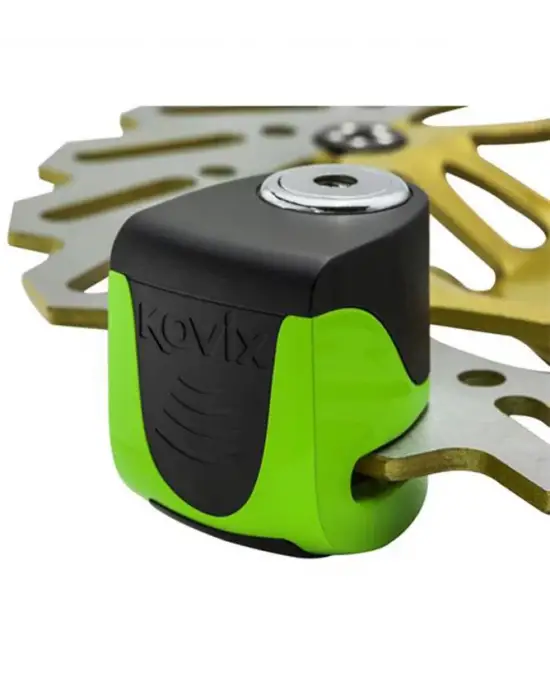 KOVIX KS6-FG ALARMLI DİSK KİLİT YEŞİL