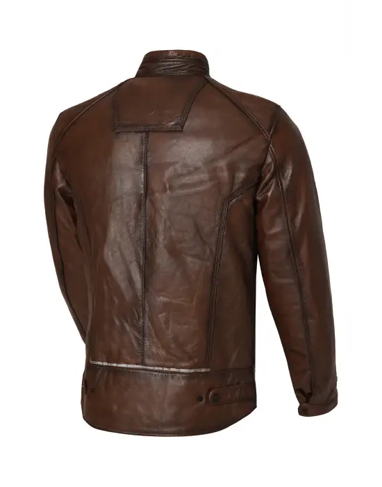 VEXO MOTO DERİ MONT ANTİK KAHVE