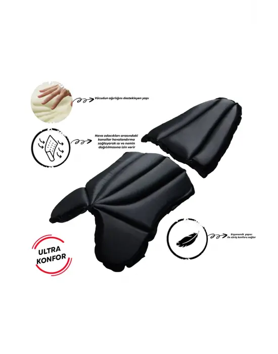 HAVA DESTEKLİ MOTOSİKLET-SCOOTER KONFOR SELE MİNDERİ TK (UNIVERSAL)