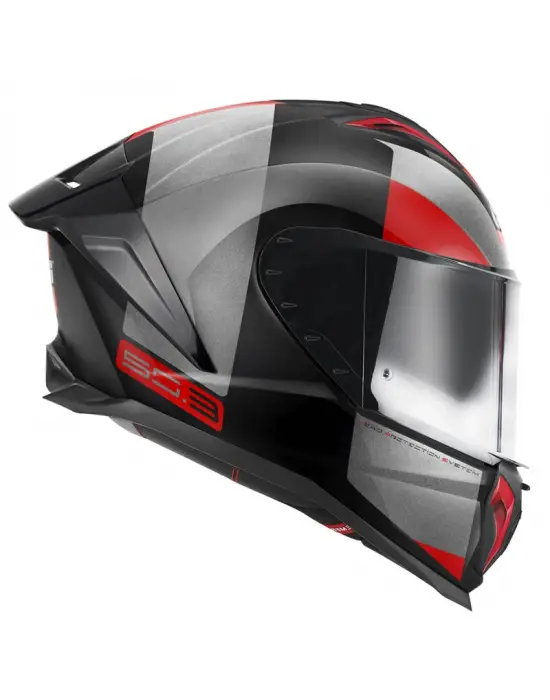 GIVI 50.3 VISION BEYAZ-MAVİ-KIRMIZI KASK