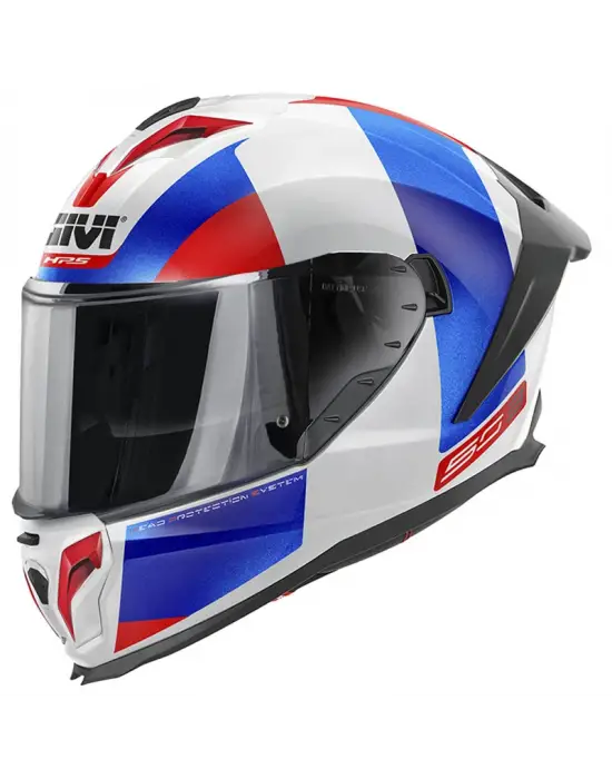 GIVI 50.3 VISION BEYAZ-MAVİ-KIRMIZI KASK