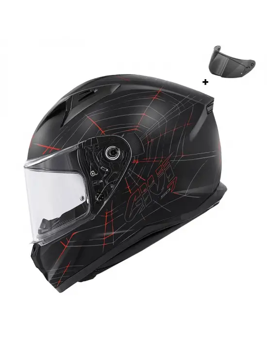 GIVI 50.7 PHOBIA MAT TITANIUM-SİYAH KASK