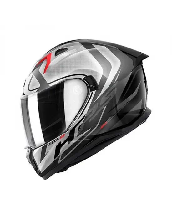 GIVI 50.8 RACER MAT SİYAH-TITANIUM-GRİ KASK