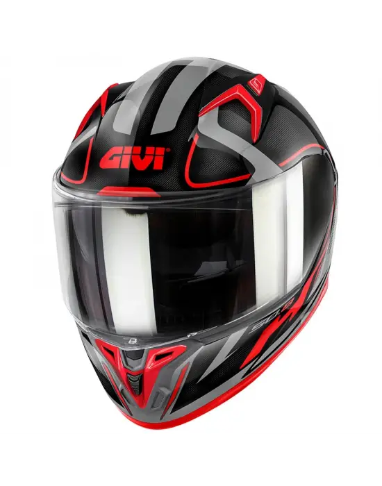 GIVI 50.8 RACER SİYAH-TITANIUM-KIRMIZI KASK