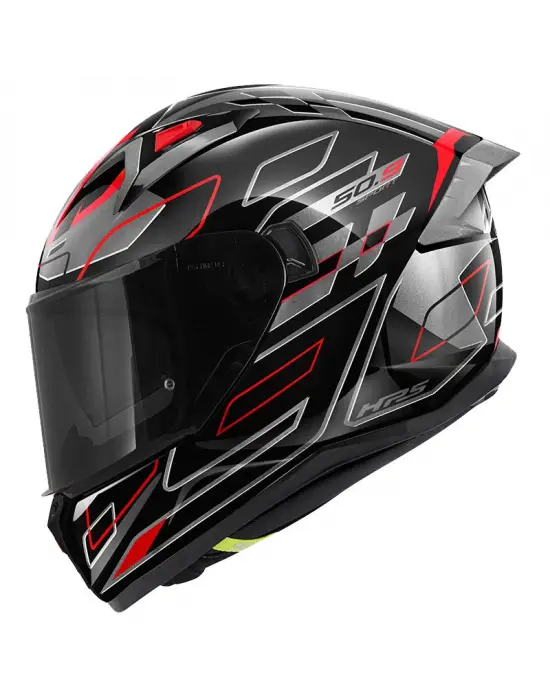 GIVI 50.9 ASSAULT SİYAH-TITANIUM-KIRMIZI KASK