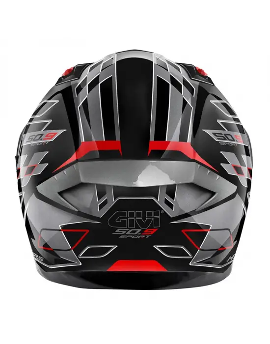 GIVI 50.9 ASSAULT SİYAH-TITANIUM-KIRMIZI KASK