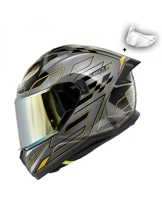 GIVI 50.9 ASSAULT TITANIUM-BRONZ-SARI KASK