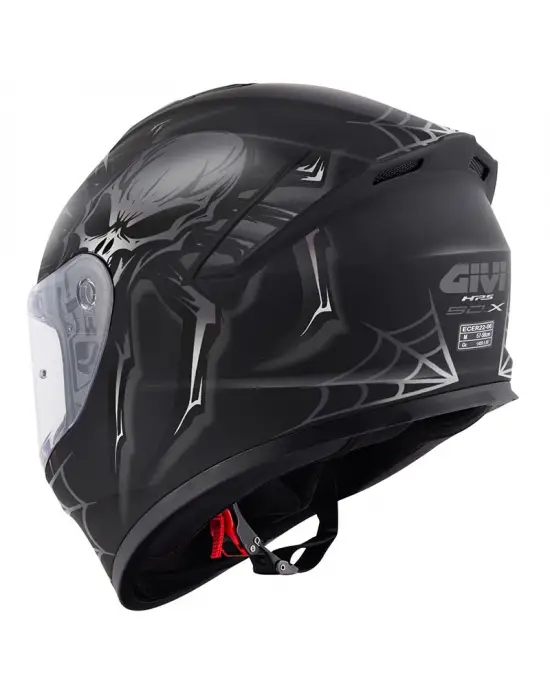 GIVI 50.X ARACHNO MAT SİYAH-GRİ KASK
