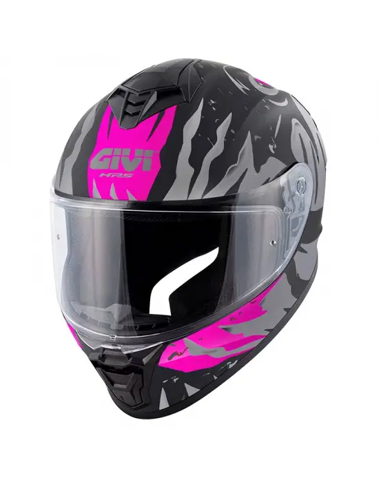 GIVI 50.X SHARKBITE MAT SİYAH-GRİ-PEMBE KASK