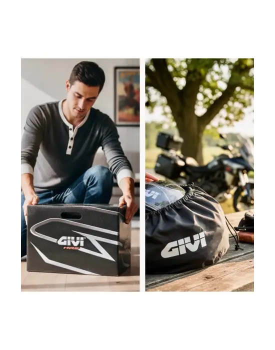 GIVI 50.X WILD MAT KIRMIZI / 1 Renkli 1 Şeffaf Vizörlü Motosiklet Kask