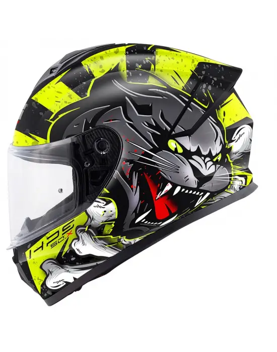 GIVI 50.X WILD MAT SİYAH-NEON SARI KASK