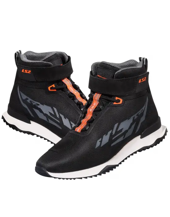 LS2 ACRUX BOT SİYAH-TURUNCU