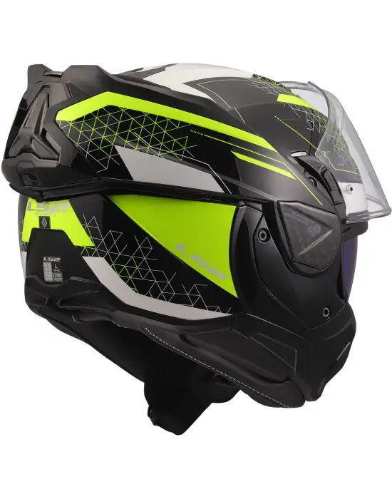 LS2 ADVANT 2 ASTRAL NEON SARI KASK