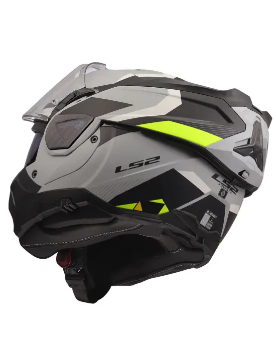 LS2 ADVANT 2 TRIPLE MAT GRİ- SİYAH-NEON SARI KASK