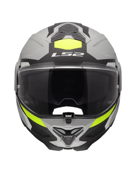 LS2 ADVANT 2 TRIPLE MAT GRİ- SİYAH-NEON SARI KASK