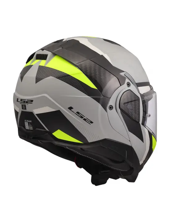 LS2 ADVANT 2 TRIPLE MAT GRİ- SİYAH-NEON SARI KASK