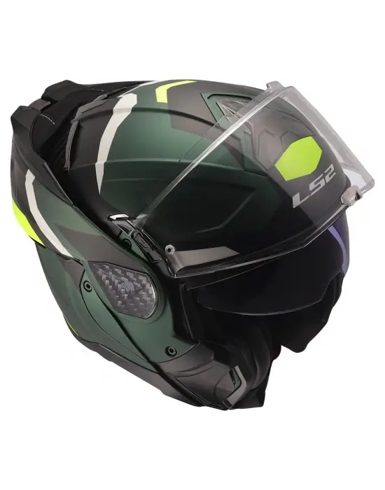 LS2 ADVANT 2 TRIPLE MAT YEŞİL-SİYAH-NEON SARI KASK