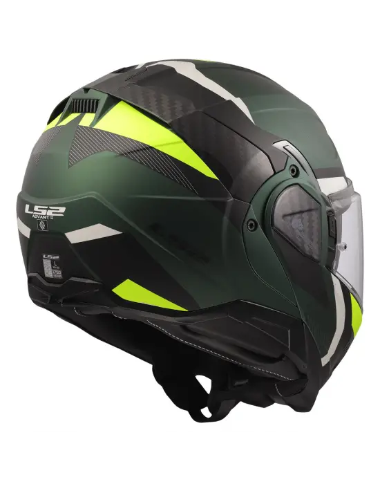 LS2 ADVANT 2 TRIPLE MAT YEŞİL-SİYAH-NEON SARI KASK