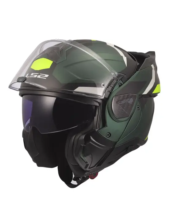 LS2 ADVANT 2 TRIPLE MAT YEŞİL-SİYAH-NEON SARI KASK