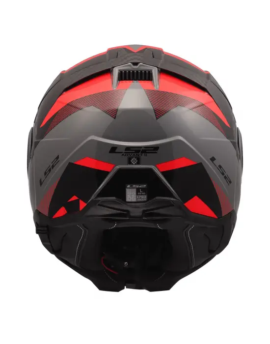 LS2 ADVANT 2 TRIPLE GRİ-KIRMIZI-SİYAH-TURKUAZ KASK