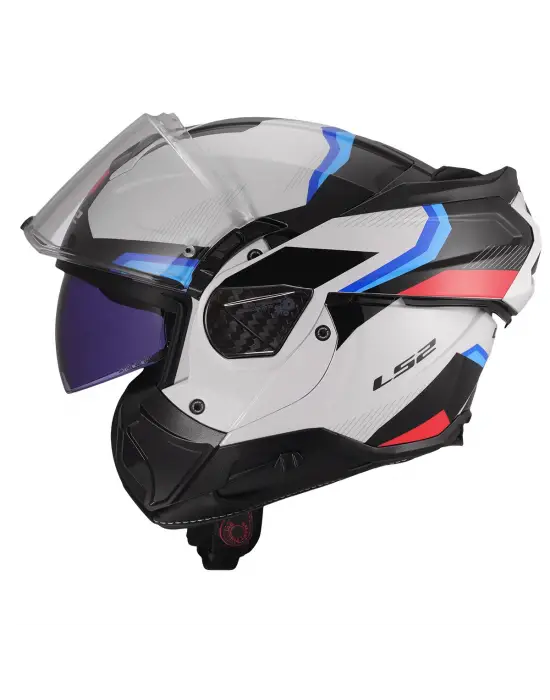 LS2 ADVANT 2 TRIPLE BEYAZ-MAVİ-KIRMIZI-SİYAH KASK