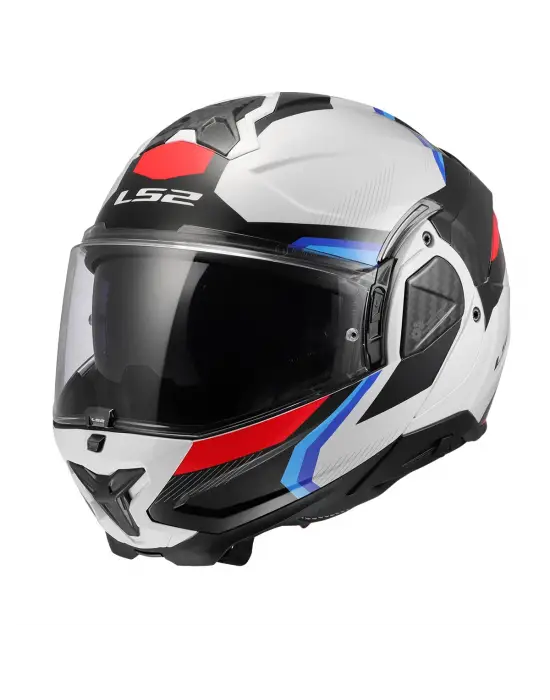LS2 ADVANT 2 TRIPLE BEYAZ-MAVİ-KIRMIZI-SİYAH KASK