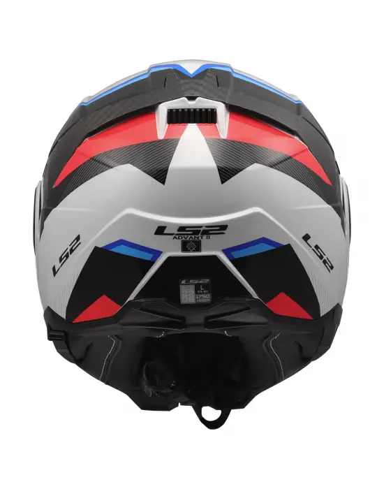 LS2 ADVANT 2 TRIPLE BEYAZ-MAVİ-KIRMIZI-SİYAH KASK