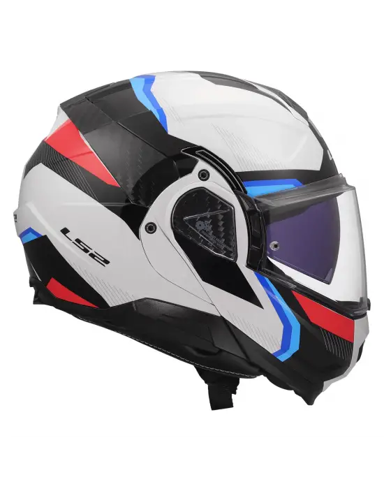 LS2 ADVANT 2 TRIPLE BEYAZ-MAVİ-KIRMIZI-SİYAH KASK