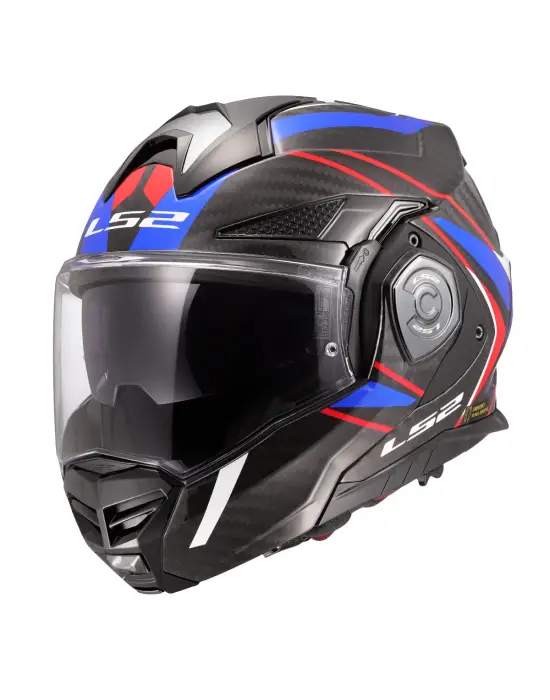 LS2 ADVANT X KARBON FUTURE II BEYAZ-MAVİ KASK