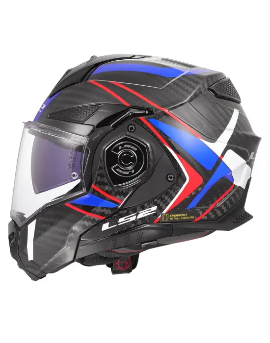 LS2 ADVANT X KARBON FUTURE II BEYAZ-MAVİ KASK