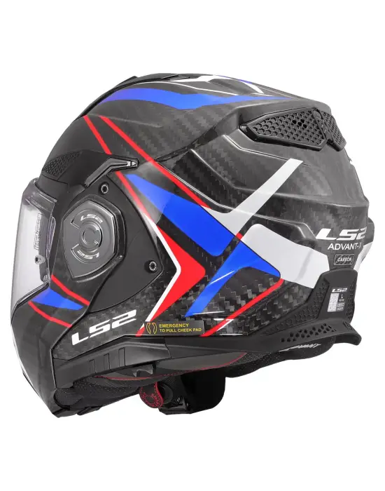 LS2 ADVANT X KARBON FUTURE II BEYAZ-MAVİ KASK