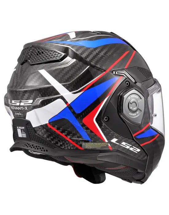 LS2 ADVANT X KARBON FUTURE II BEYAZ-MAVİ KASK