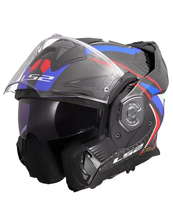 LS2 ADVANT X KARBON FUTURE II BEYAZ-MAVİ KASK