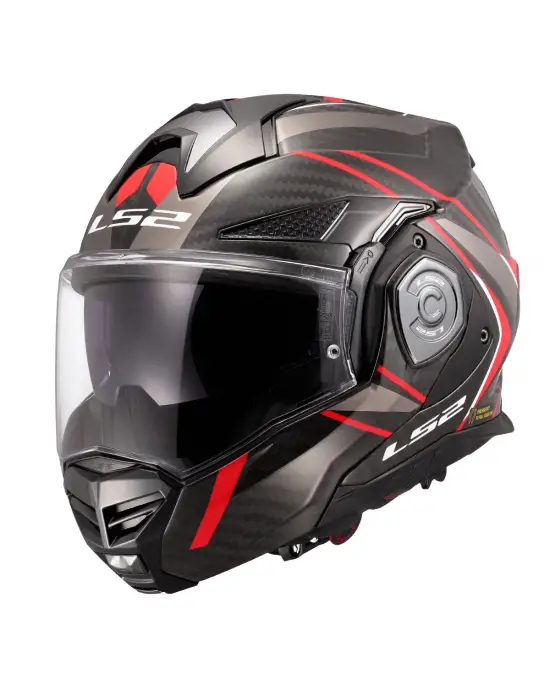 LS2 ADVANT X KARBON FUTURE II KIRMIZI KASK