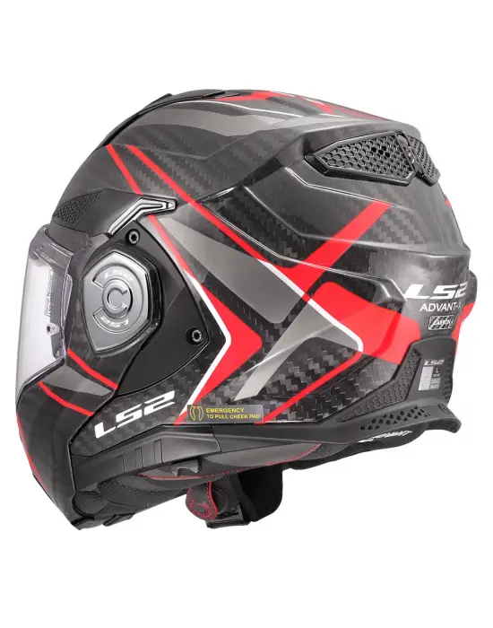 LS2 ADVANT X KARBON FUTURE II KIRMIZI KASK