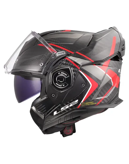 LS2 ADVANT X KARBON FUTURE II KIRMIZI KASK