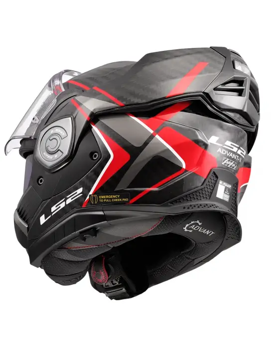 LS2 ADVANT X KARBON FUTURE II KIRMIZI KASK