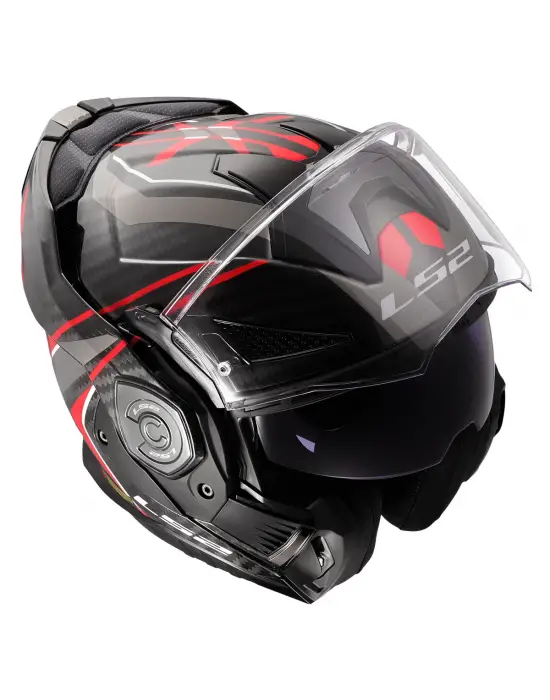 LS2 ADVANT X KARBON FUTURE II KIRMIZI KASK