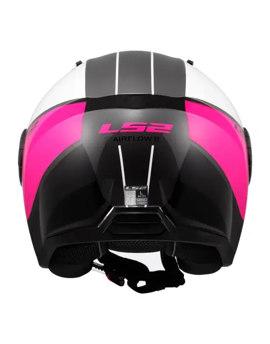LS2 AIRFLOW 2 COVER BEYAZ-PEMBE KASK