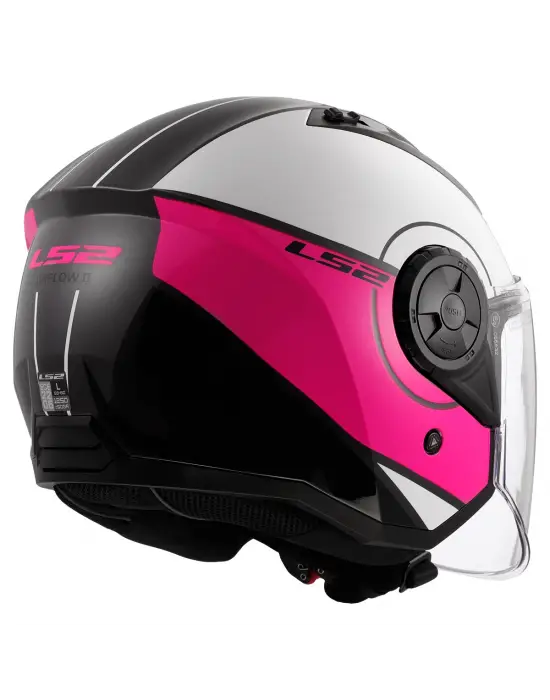 LS2 AIRFLOW 2 COVER BEYAZ-PEMBE KASK